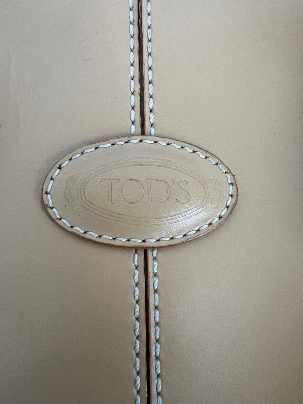 Tod's D-Bag Tan Leather Tote - Picture 2 of 4